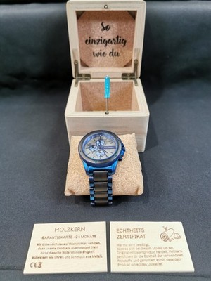 holzkern uhr Herren Chrono In OvP T7910