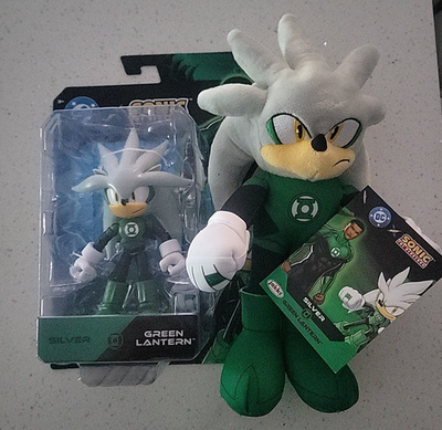 New Jakks Sonic The Hedgehog Silver DC Green Lantern 5