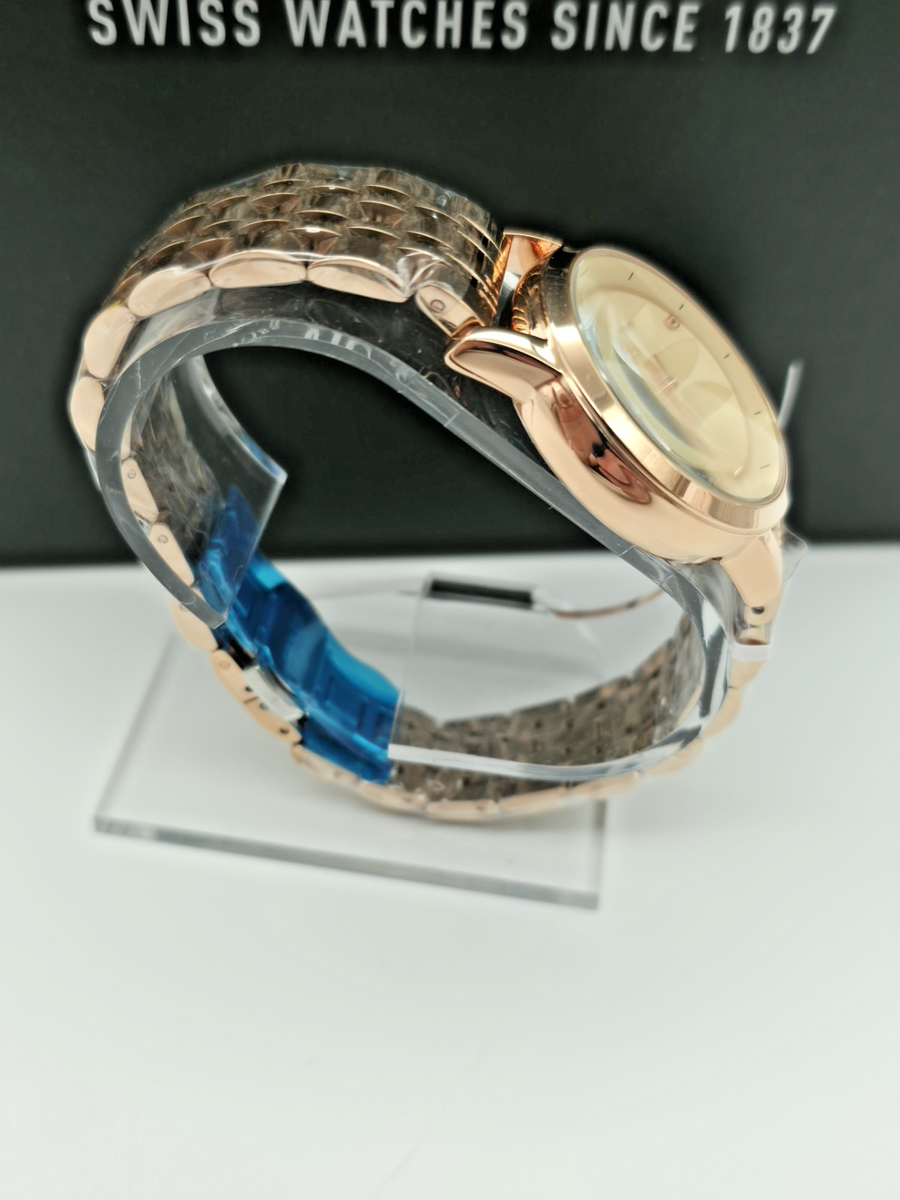 Invicta Wildflower Collection Tigerlily Two-Tone Silver and Rose Gold Watch NWT! NWT Invicta Wildflower Tigerlily Women main image 3