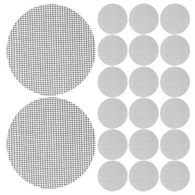 100 Pcs Potted Plant Soil Mat Bonsai Bottom Drainage Pad Round Mesh Flower