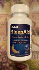 Maximum Strength Sleep-Aid Softgels, 220 Count, Expires 02/2028 