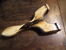 Natural fork black walnut bonded to walnut 86mm slingshot