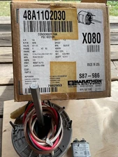 Condensing Fan Motor 1/4hp 1075rpm 230v/1ph Heat Pump with 5mfd Capacitor - NEW