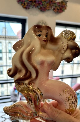 deforest California Pottery Norcrest Mermaid Stunning Rare  1950’s