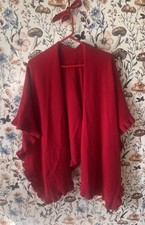 Ellen Tracy Red Cashmere Angora Merino Blend ...