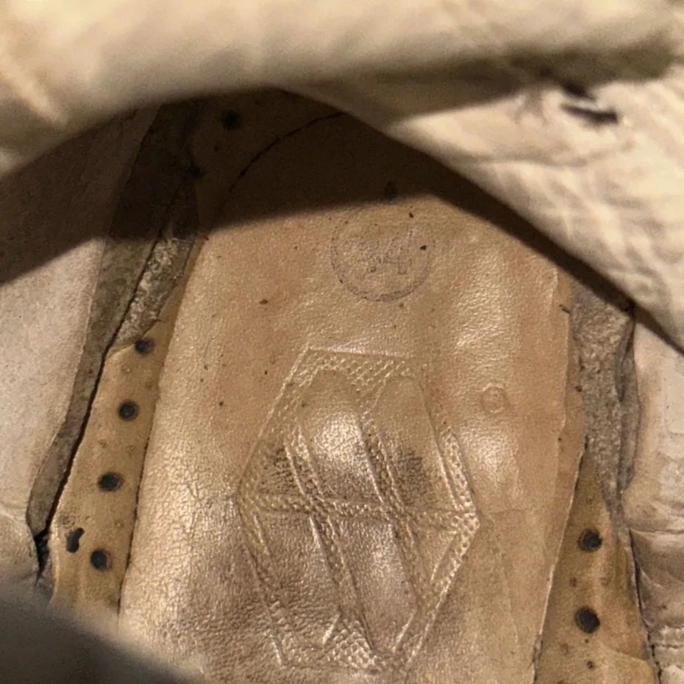 Vintage New Rock Flame Stomper Boots Size 44EU / 10.5/11US Rave Emo Punk Biker - Image 3 of 4