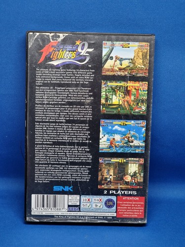 The King of Fighters '95Sega Saturn Video Game Boxed Manual PAL - Picture 2 of 5