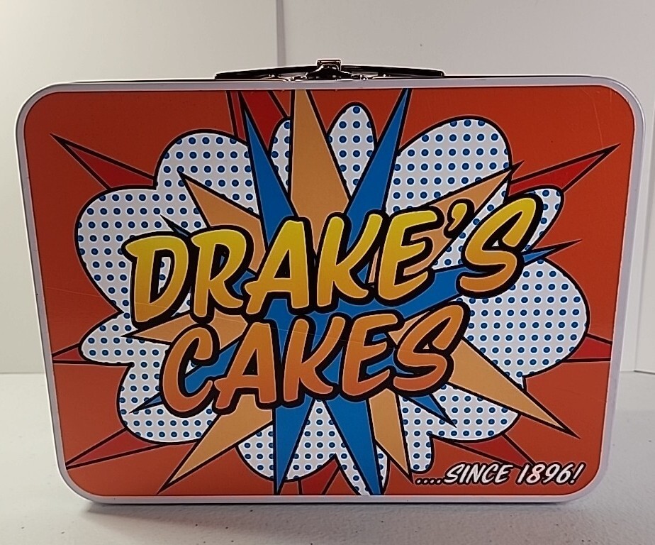 S Drake's Devil Dogs Little Debbie Metal Lunchbox  Rare
