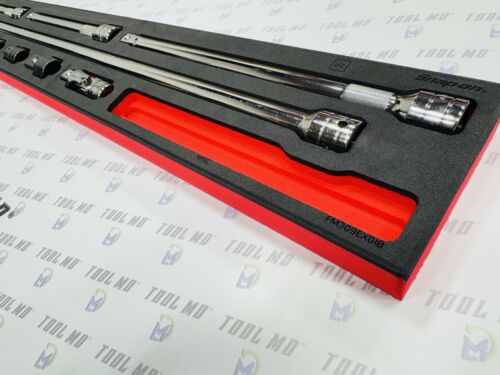 Snap-on Tools USA NEW 9-Piece 1/2” Drive Extension Accessory Foam Set 309ASXFR - Picture 8 of 11