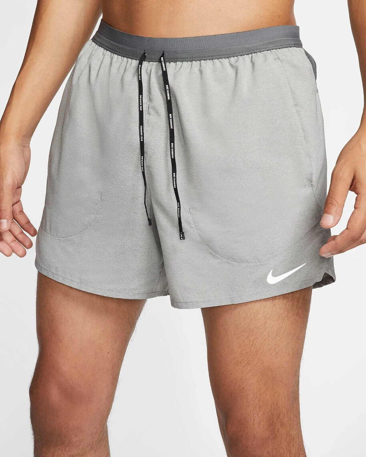 Nike Dri-FIT Running Shorts 7" Flex Stride Lined Gray Mens DQ1819-068 Size XL