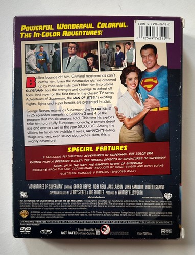 ADVENTURES OF SUPERMAN Dritte & Vierte Staffel 3-4 (1955-1956) 5-Disc DVD Set Sehr guter Zustand + - Bild 2 von 11