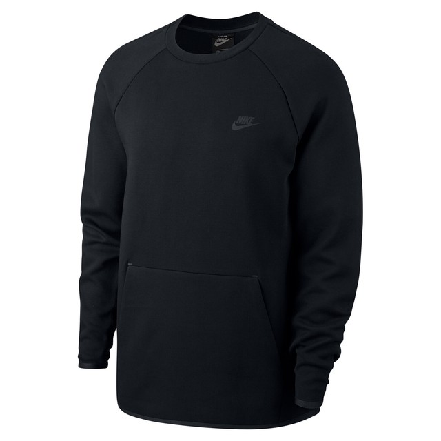 nike tech sweatshirt black