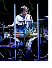 THE WHO ZAK STARKEY SIGNED DRUMMING 8X10 Photo reprint