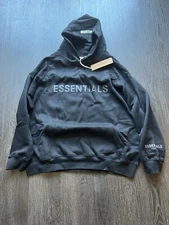 Black Essentials Hoodie 