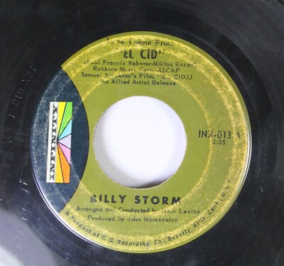 Soul 45 Billy Storm - El Cid / Don'T Let Go On Infinity