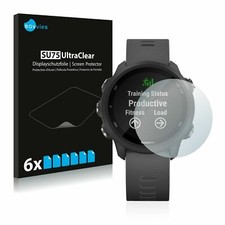 Garmin Forerunner 245 Music , 6x Transparent ULTRA Clear Screen Protector