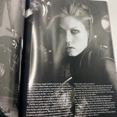 Elle Magazine July 2003 Angela Lindvall Cover VG | eBay