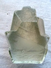 ANCIEN CRISTAL ABEDA  AVIRON BATEAU CANOE 