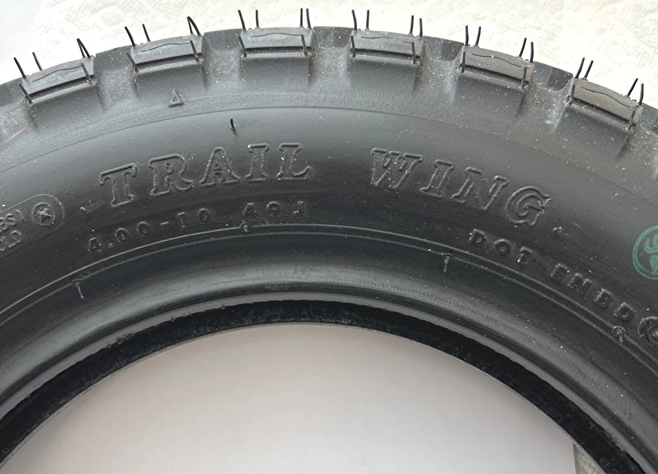 NEUMÁTICO DELANTERO O TRASERO HONDA CT70 CH150 BRIDGESTONE DOT 4.00-10 + TUBO TR87 Foto 3 de 4