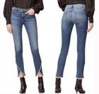 Frame Le Skinny De Jeanne Tulip Fringe Hem Jean Size 24 NWOT — photo 1