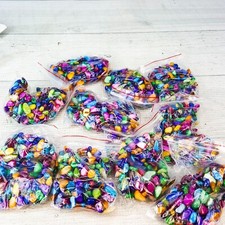 Mother of Pearl Multi Color MOP Random Bead Drilled Bulk 10 x 34" Strands NEW