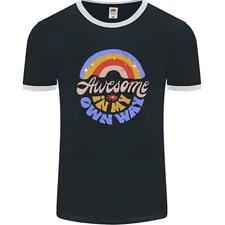 Awesome in My Own Way Different Autistic Mens Ringer T-Shirt FotL