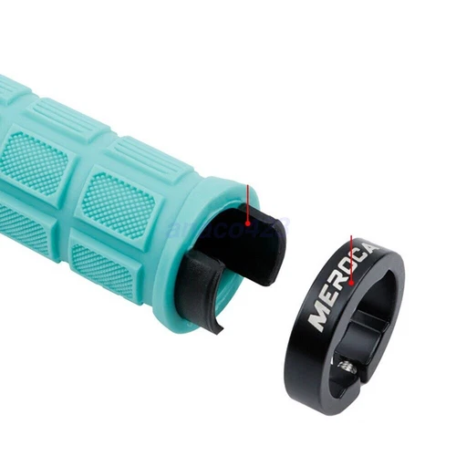 Road Mountain Cycling Bicycle MTB BMX Bike Hand Handlebar Grips Double Lock On - Picture 8 of 37