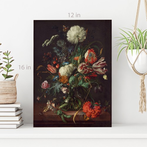 Quadro Jan Davidsz de Heem vaso di fiori tela arte da parete stampa - Foto 4 di 6