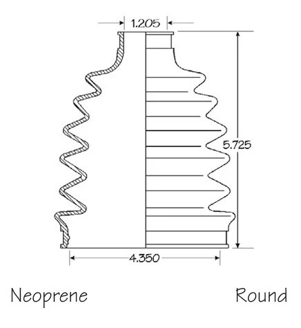 Juego de 4 Kit de arranque de eje CV interior exterior para Chevrolet K3500 1988-97 4x4 4x4 Foto 4 de 4