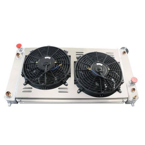3 Row Radiator Shroud Fan For 1986-2005 Chevy S10 Blazer C1500 GMC Jimmy V6 NEW - Picture 13 of 17