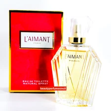 L'AIMANT PARIS by COTY For Women 1.7oz EDT Perfume Spray New