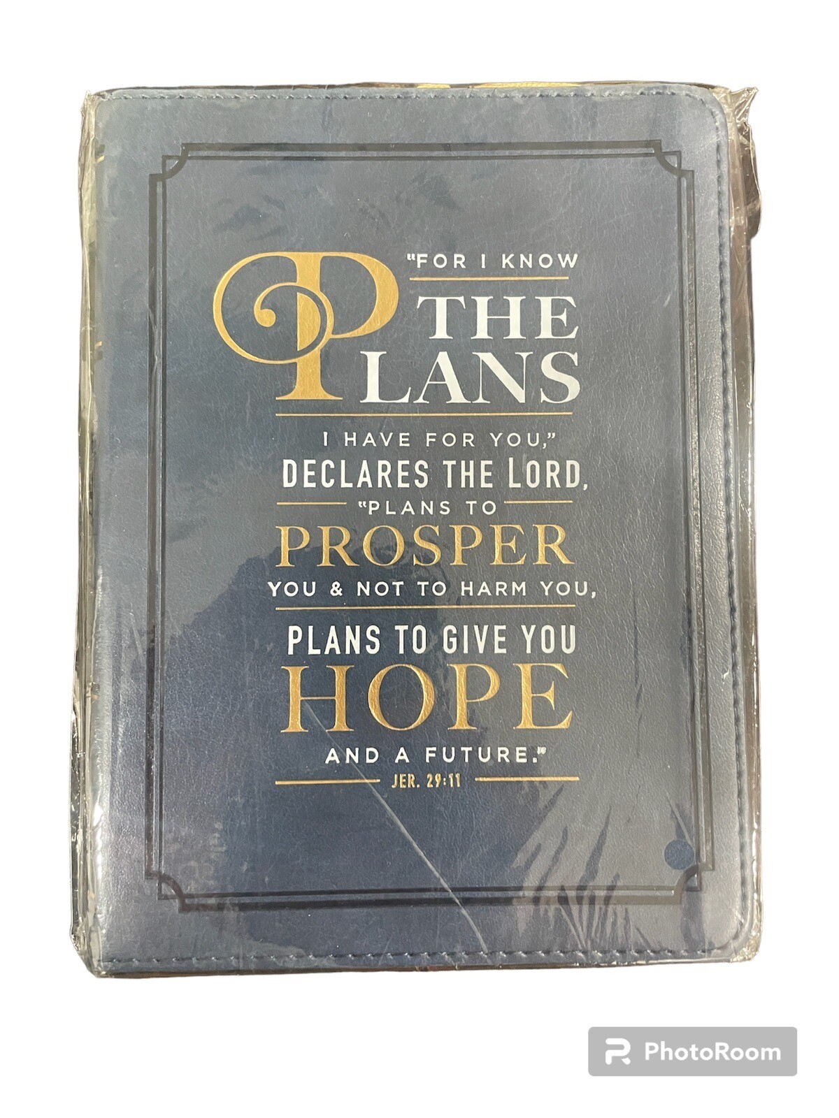 Faith-Inspired Lux-Leather Flexcover Journal - I Know the Plans by Christian Art Gifts 2018 Hardcover-image