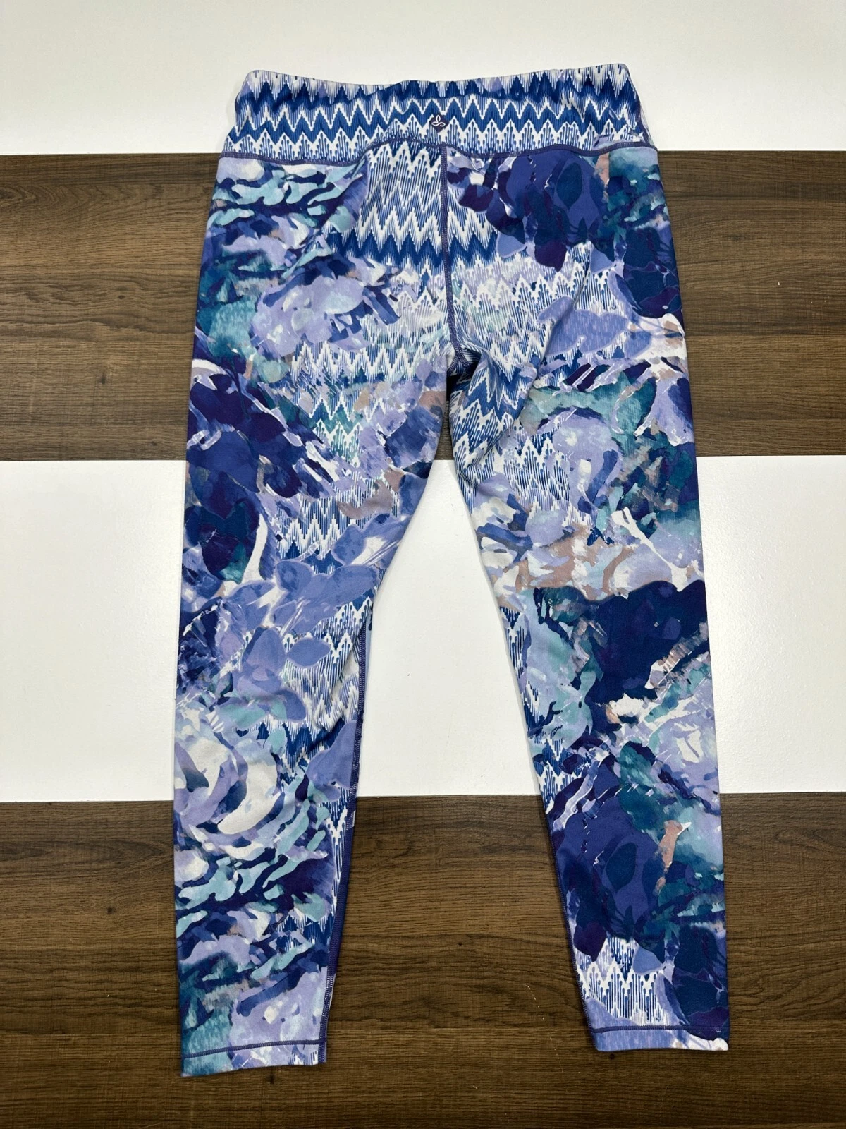 prana floral stretch yoga gym joggers leggings
