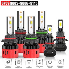 Fit Toyota Corolla Sedan 4-door 1.8l 2005-2008 Led Headlightfog Light Bulbs Kit