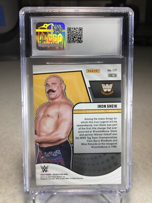 2022 Panini Revolution WWE Fractal Iron Sheik #117 - CSG 9.5 | eBay