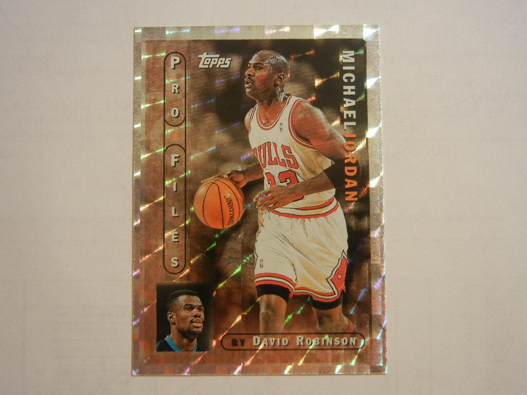 1996 TOPPS BASKETBALL  MICHAEL JORDAN PROFILES #PF3 CHICAGO BULLS  XFRACTOR