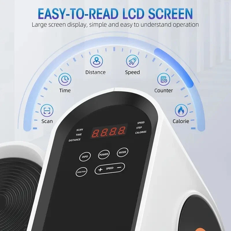 Under Desk Elliptical Machine, Electric Ellipse Leg Exerciser While Sitting - Image 4 of 4