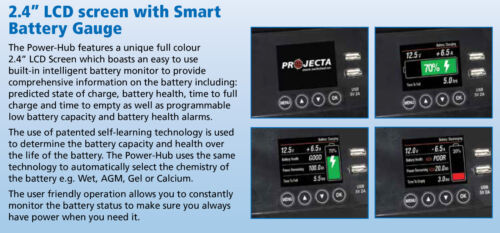 Projecta Battery Box Power Hub 12 Volt Digital screen in built 300 watt Inverter - Picture 4 of 8