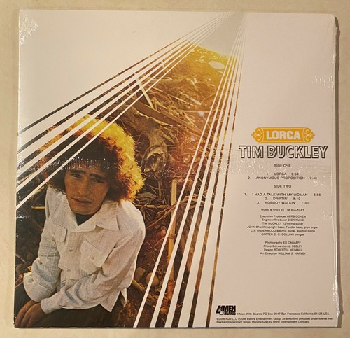 TIM BUCKLEY Lorca Lee Underwood 4 Men With Beards limited 180 gram NEW LP - Picture 2 of 3