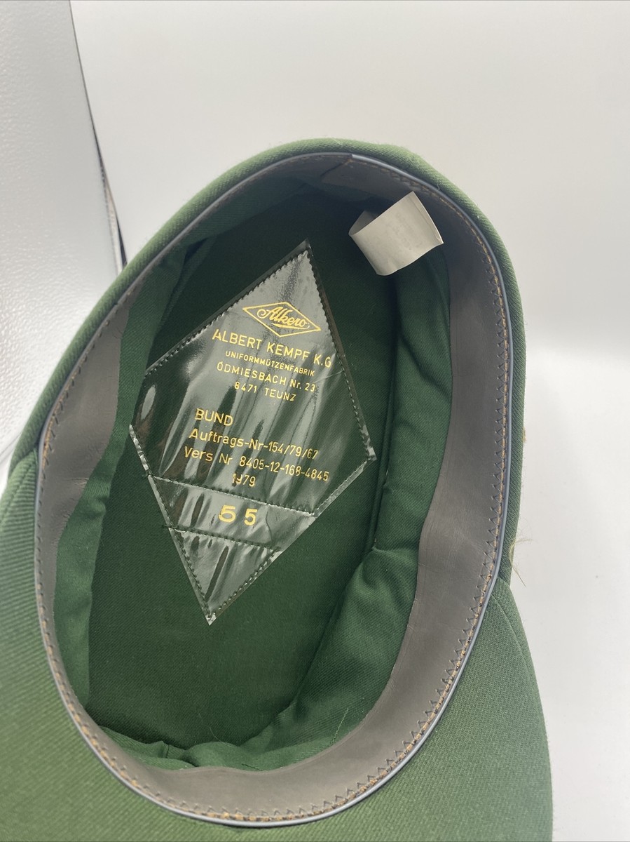 Vintage Alkero Albert Kempf KG 1979 military service hat cap Vintage Alkero Albert Kempf KG 1979 military service hat cap