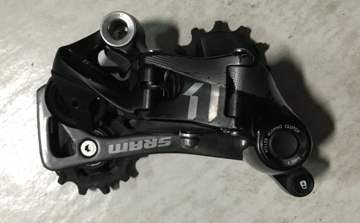 Deragliatore SRAM X01DH, 7 velocità, gabbia media, nero