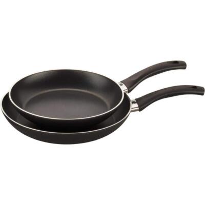 Ballarini Aluminum Nonstick Frying Pan 2 Piece/Set in Black w/ Scratch-Resistant