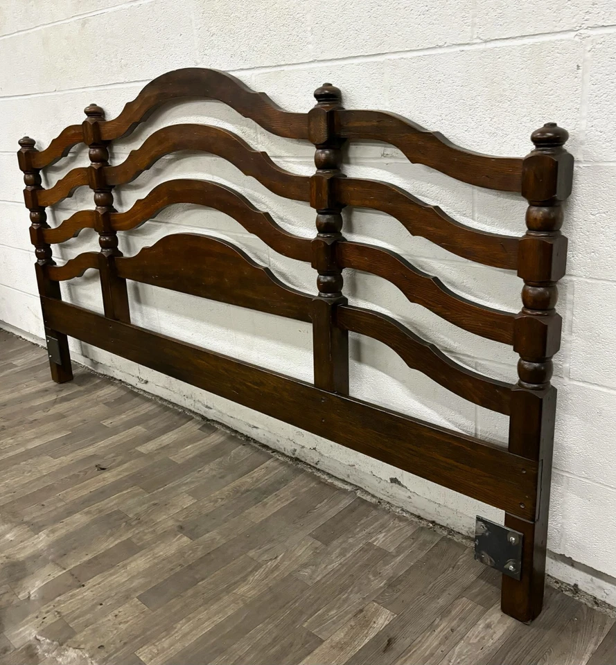 Cabecero de escalera vintage tamaño king francés estilo Luis XV o forma Foto 3 de 4