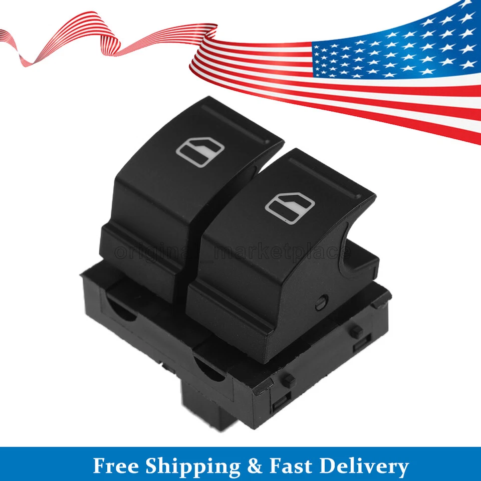 Interruptor de ventana eléctrica delantero izquierdo lado del conductor para Volkswagen Eos Rabbit 1K3959857 Foto 2 de 4