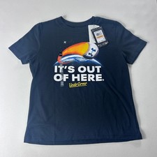 Under Armour Boys Baseball Graphic Tee Its Out Of Here Black Shirt YS NEW