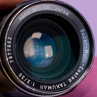 Seltene schnelle Pentax Super-Multi-Coated SMC Takumar 35mm f/2 Weitwinkel M42
