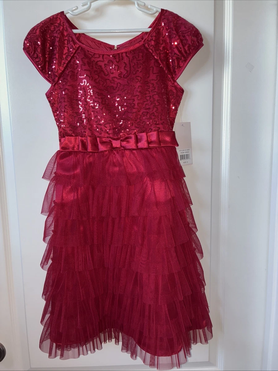 jona michelle holiday dress red Buy Red Glitter Holiday Dress
