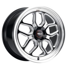 Weld Racing For 17x10 Laguna Drag Wheel 5x127 Et38 Gloss Black Finish