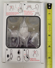 4 Pack Waterproof Holder for AirTag Case Cover Secure Lock Keychain