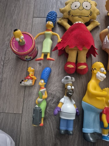 Simpsons Toy Figures Bundle burger king collectable inc rev n go racers x 23 - Picture 3 of 6